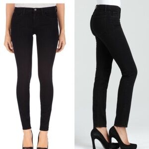J Brand Skinny Leg in Shadow Black Jeans Size 27